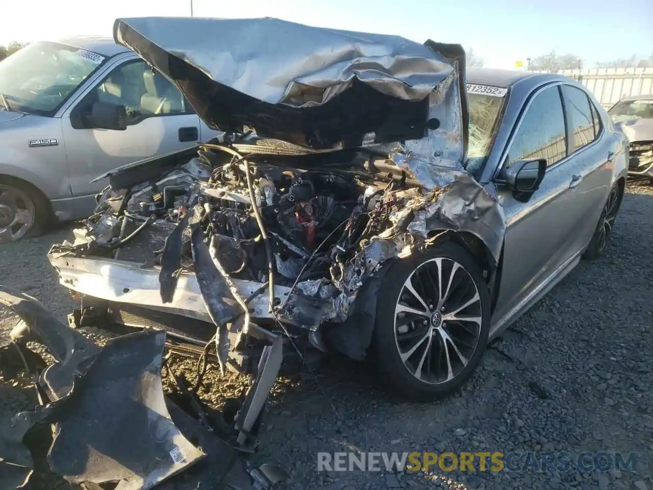 2 Photograph of a damaged car 4T1B11HK1KU201804 TOYOTA CAMRY 2019