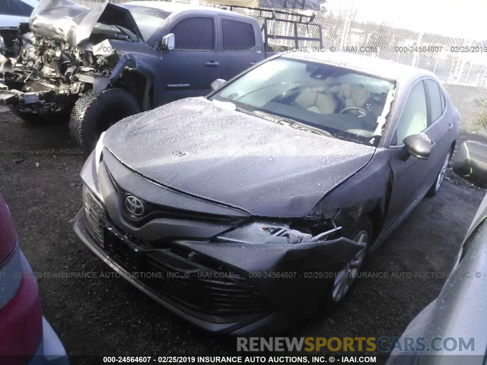 2 Photograph of a damaged car 4T1B11HK1KU205058 TOYOTA CAMRY 2019