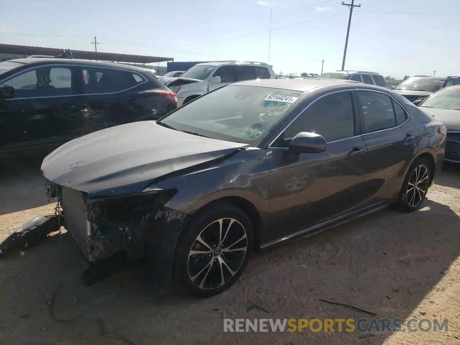 2 Photograph of a damaged car 4T1B11HK1KU207375 TOYOTA CAMRY 2019