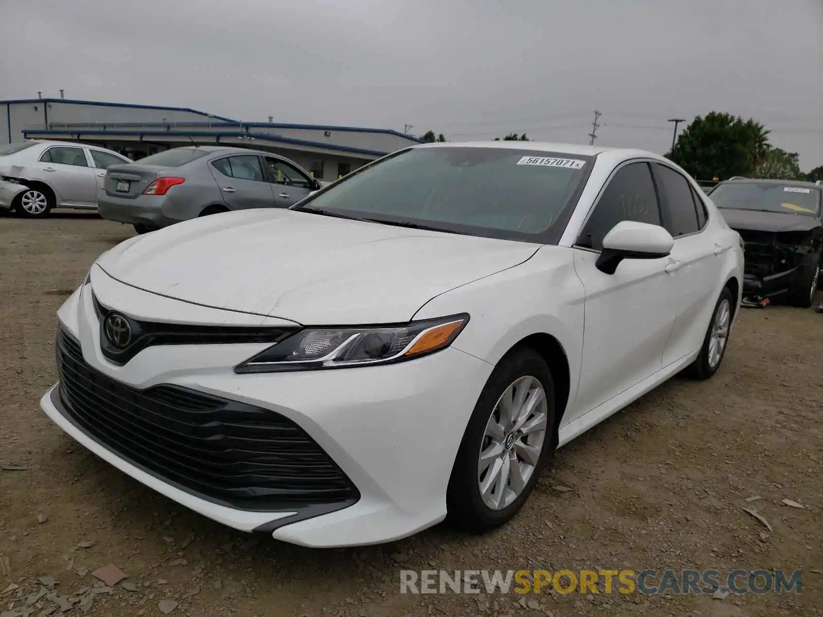 2 Photograph of a damaged car 4T1B11HK1KU207540 TOYOTA CAMRY 2019