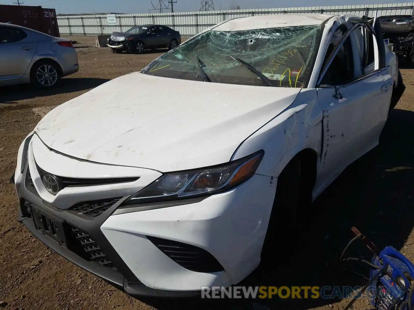 2 Photograph of a damaged car 4T1B11HK1KU208283 TOYOTA CAMRY 2019