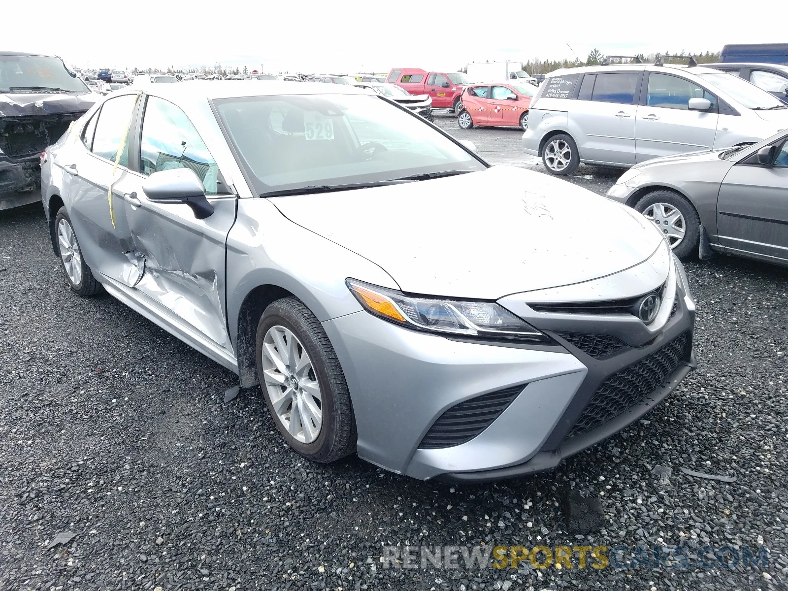 1 Photograph of a damaged car 4T1B11HK1KU211152 TOYOTA CAMRY 2019