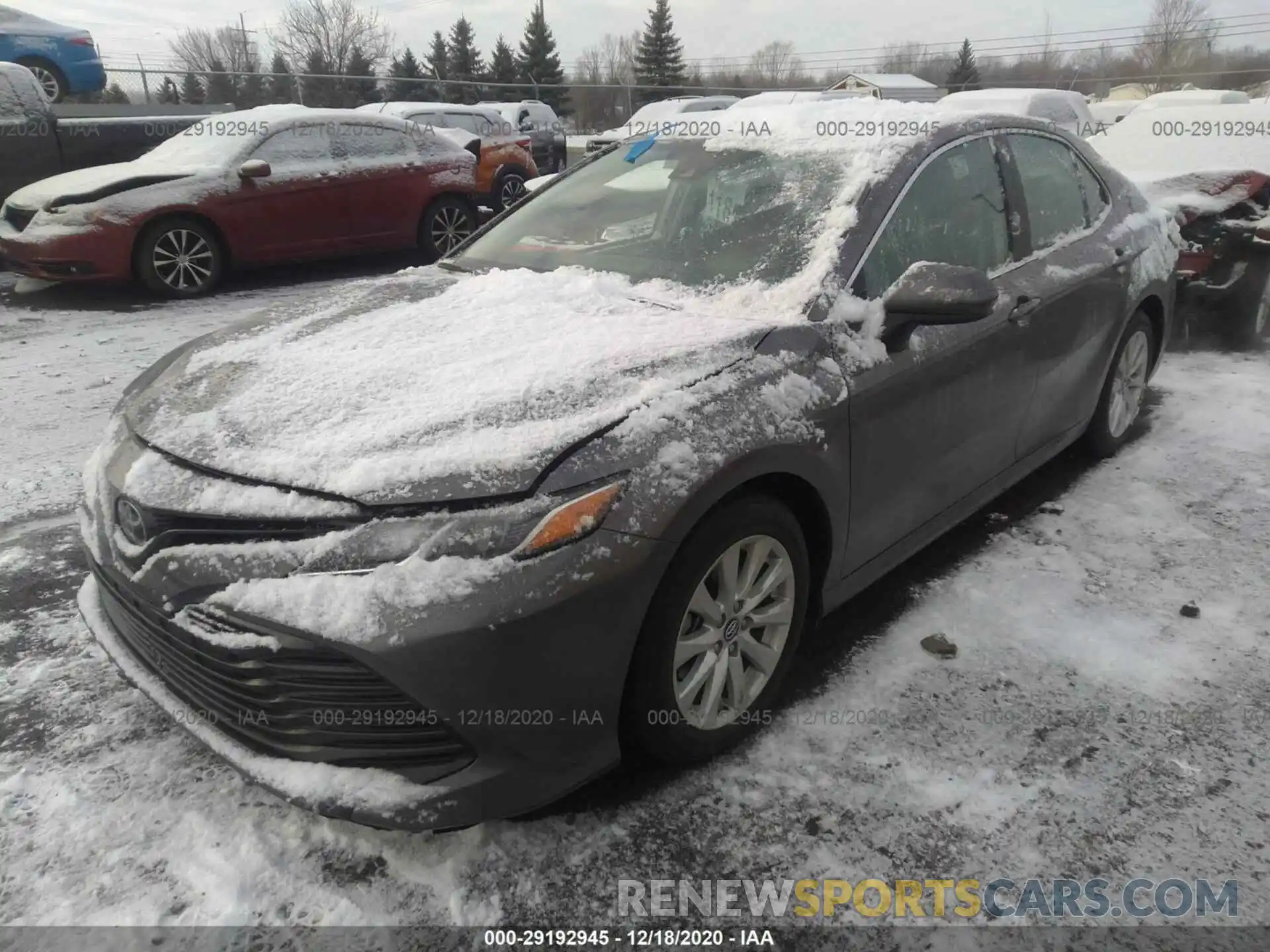 2 Photograph of a damaged car 4T1B11HK1KU213273 TOYOTA CAMRY 2019