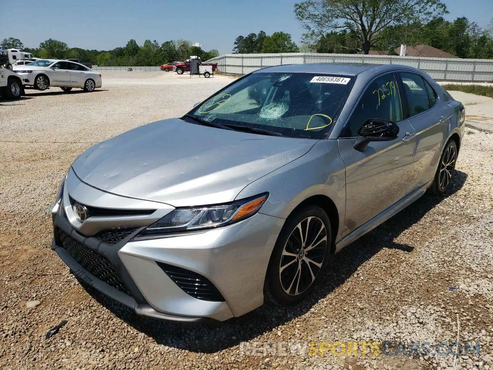 2 Photograph of a damaged car 4T1B11HK1KU213404 TOYOTA CAMRY 2019