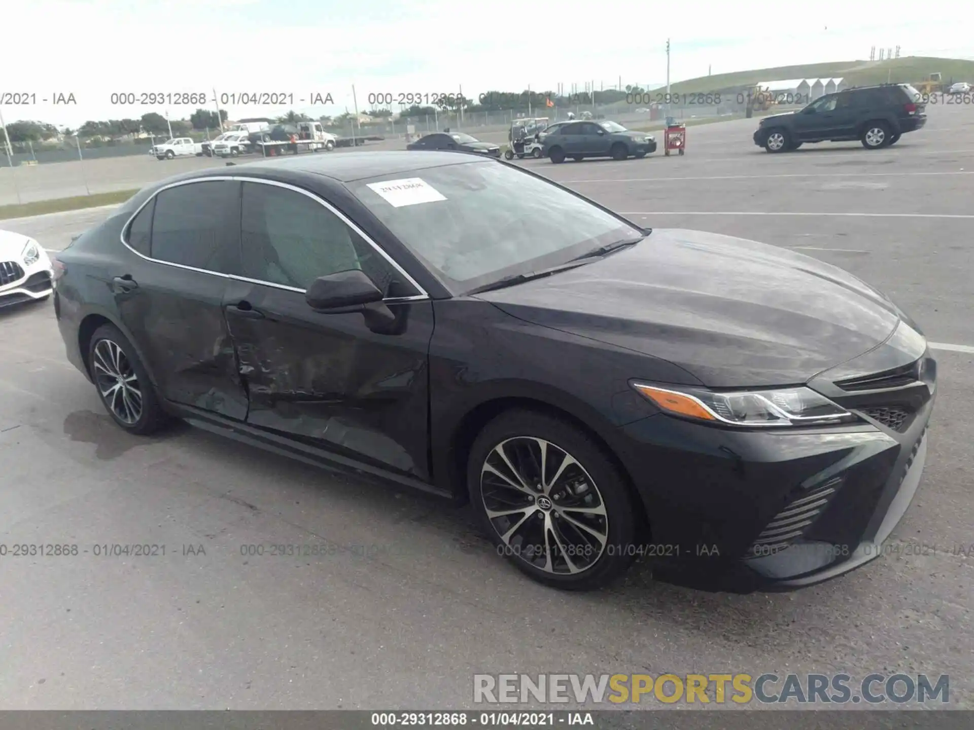 1 Photograph of a damaged car 4T1B11HK1KU214374 TOYOTA CAMRY 2019