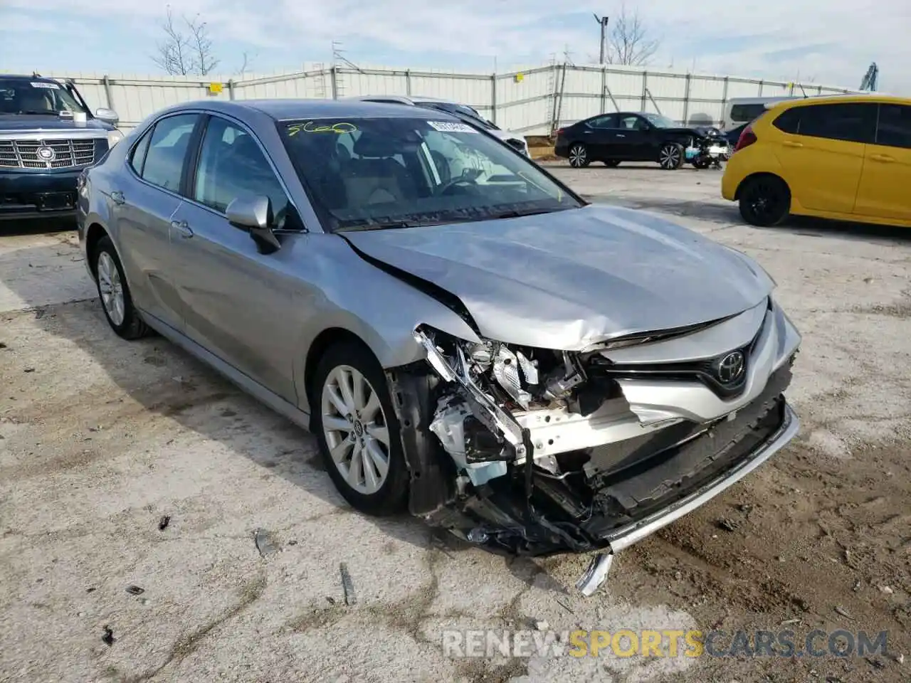 1 Photograph of a damaged car 4T1B11HK1KU214682 TOYOTA CAMRY 2019