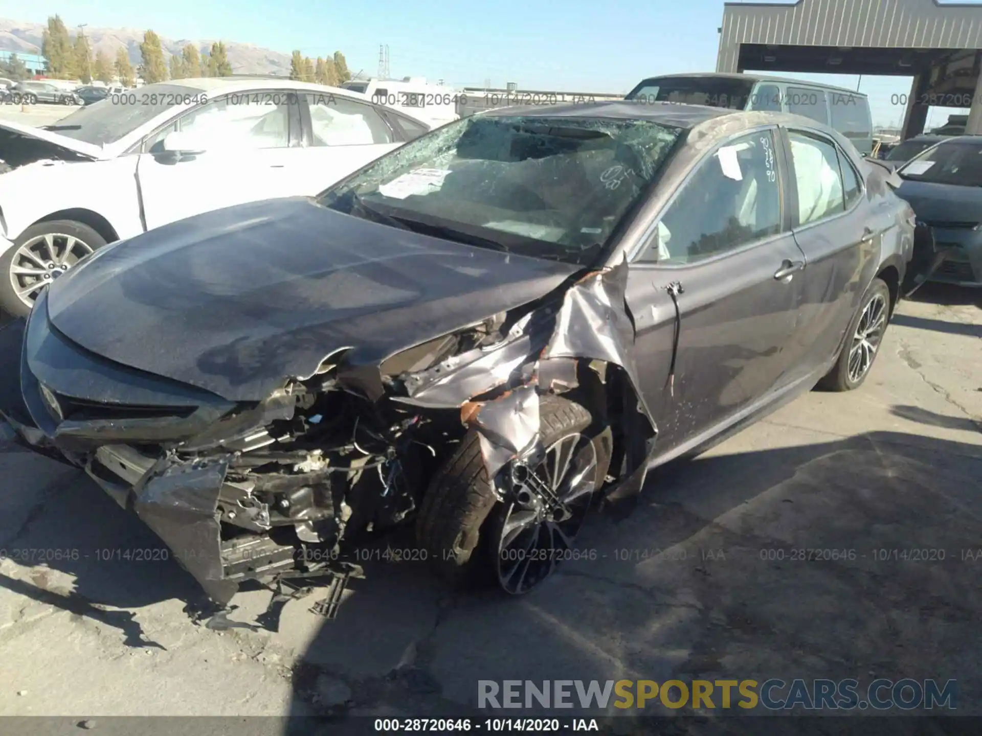 2 Photograph of a damaged car 4T1B11HK1KU214942 TOYOTA CAMRY 2019