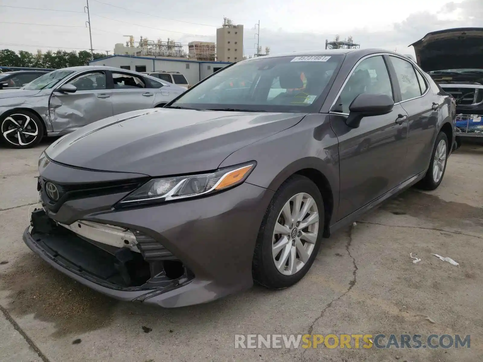 2 Photograph of a damaged car 4T1B11HK1KU215573 TOYOTA CAMRY 2019