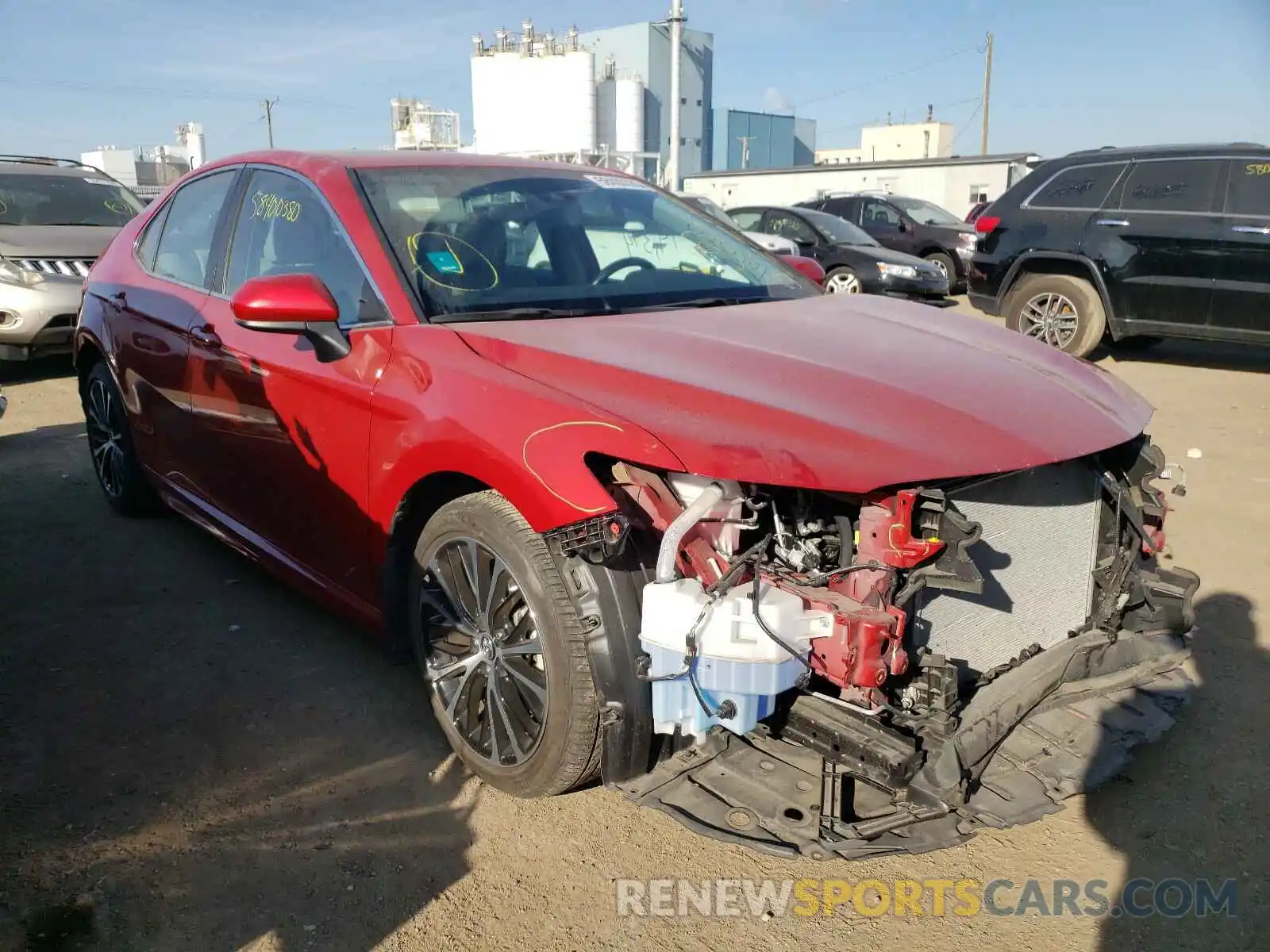 1 Photograph of a damaged car 4T1B11HK1KU215749 TOYOTA CAMRY 2019