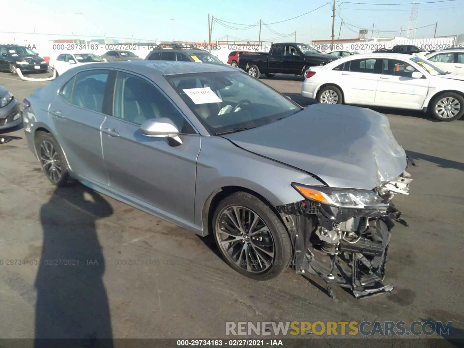 1 Photograph of a damaged car 4T1B11HK1KU217193 TOYOTA CAMRY 2019