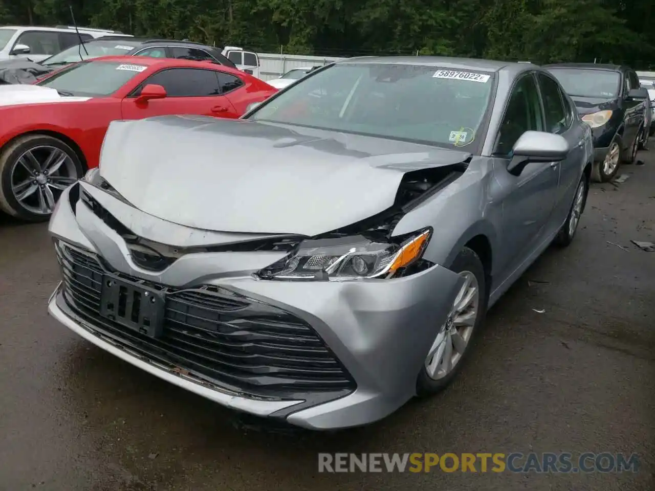 2 Photograph of a damaged car 4T1B11HK1KU217663 TOYOTA CAMRY 2019