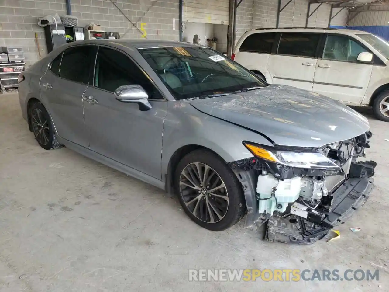 1 Photograph of a damaged car 4T1B11HK1KU218229 TOYOTA CAMRY 2019