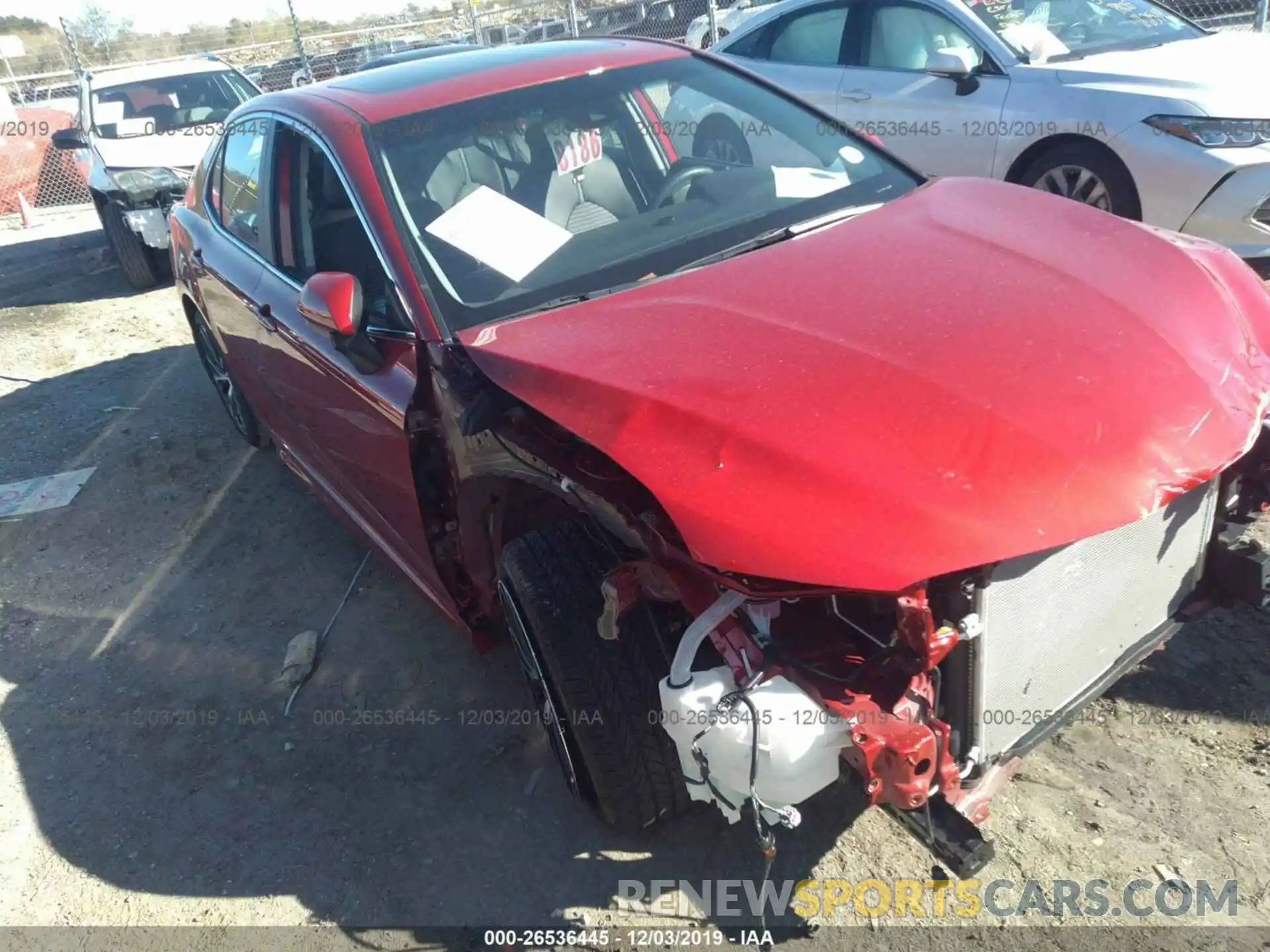 1 Photograph of a damaged car 4T1B11HK1KU221616 TOYOTA CAMRY 2019