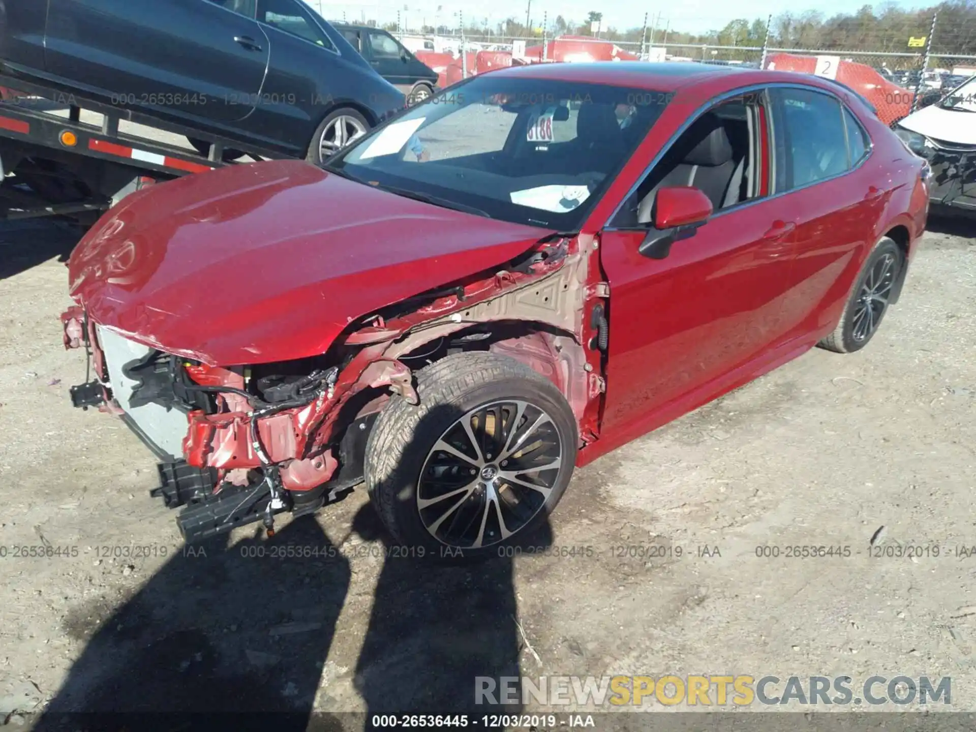 2 Photograph of a damaged car 4T1B11HK1KU221616 TOYOTA CAMRY 2019