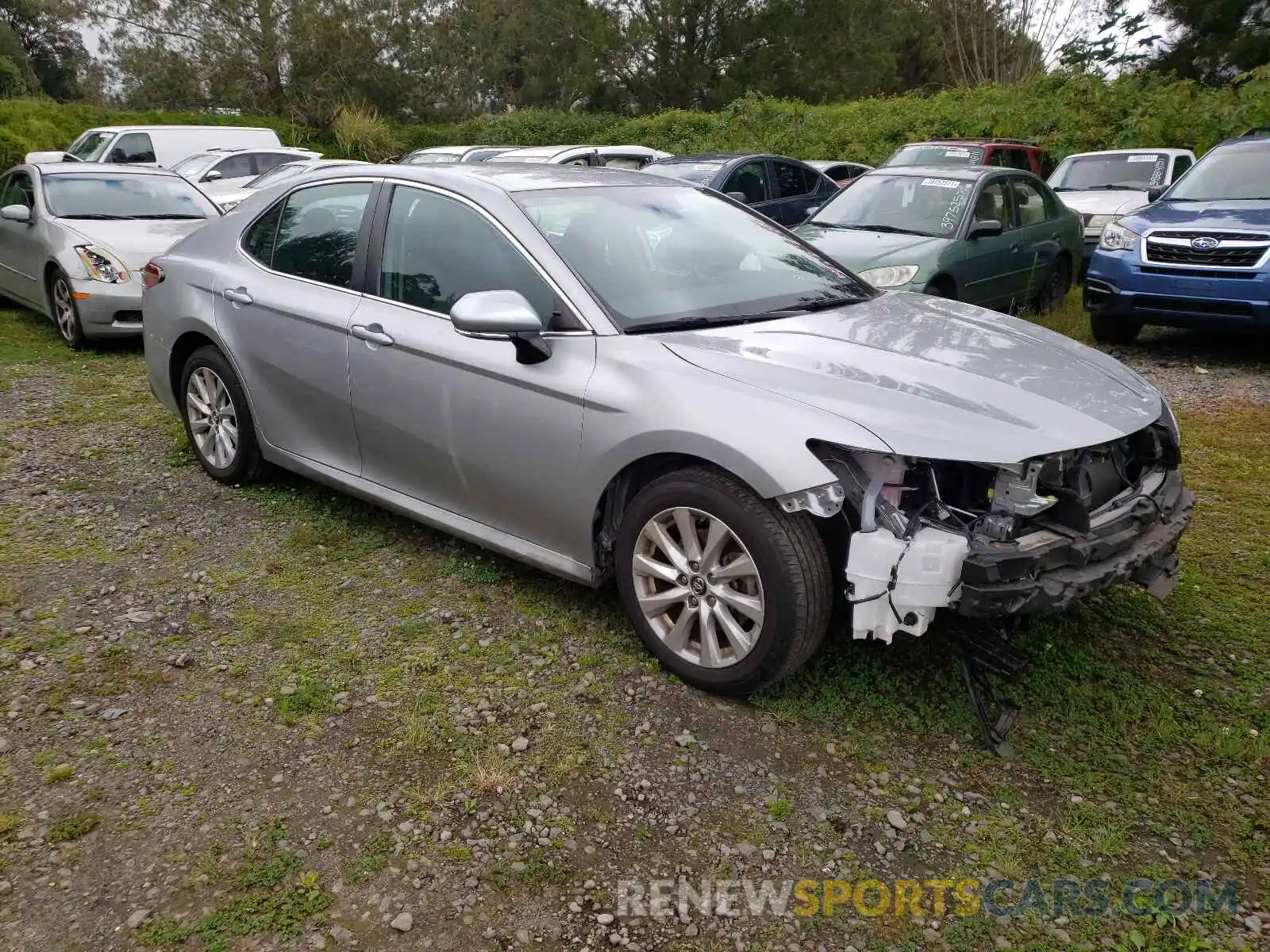 1 Photograph of a damaged car 4T1B11HK1KU222166 TOYOTA CAMRY 2019