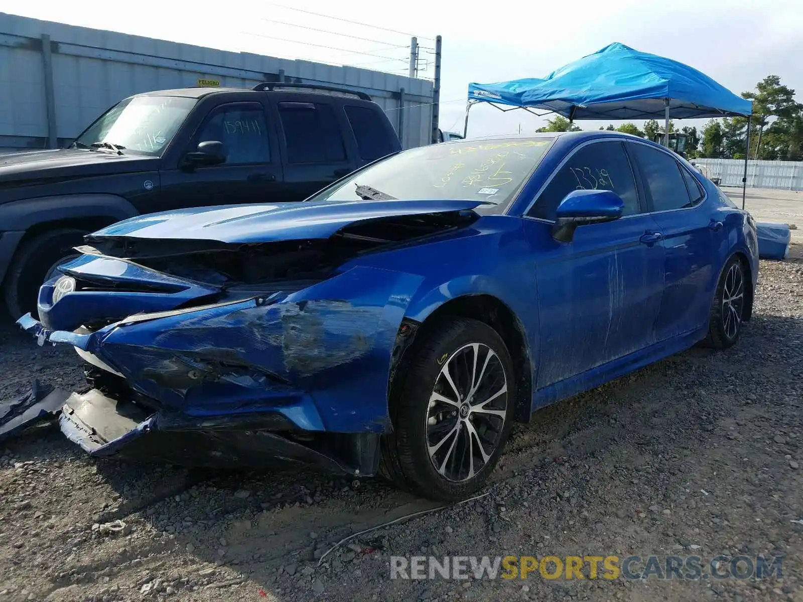 2 Photograph of a damaged car 4T1B11HK1KU223186 TOYOTA CAMRY 2019