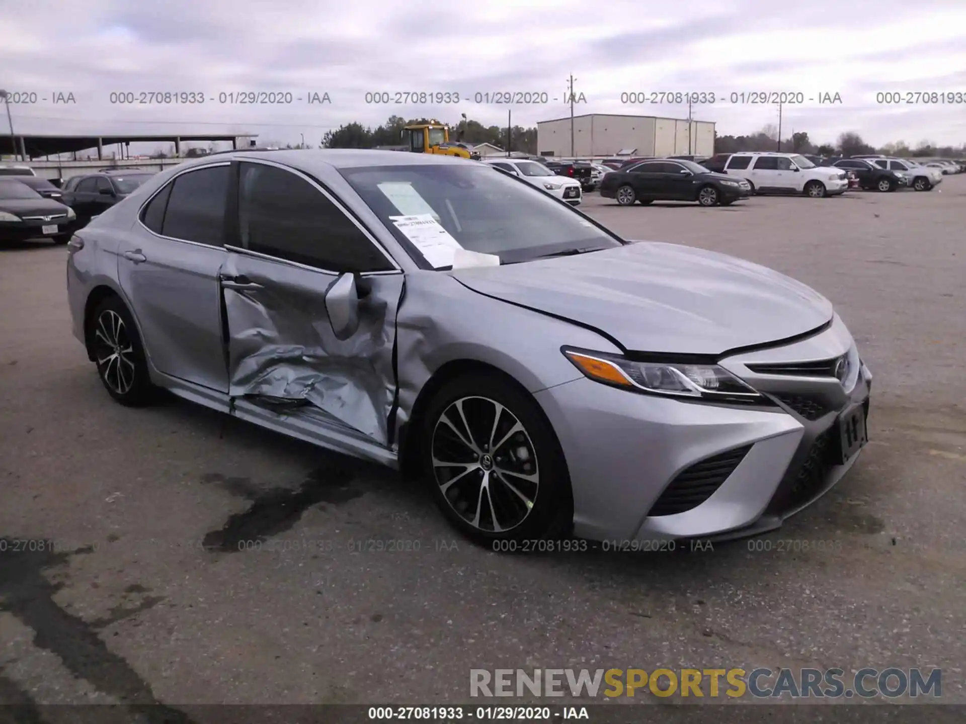 1 Photograph of a damaged car 4T1B11HK1KU225133 TOYOTA CAMRY 2019