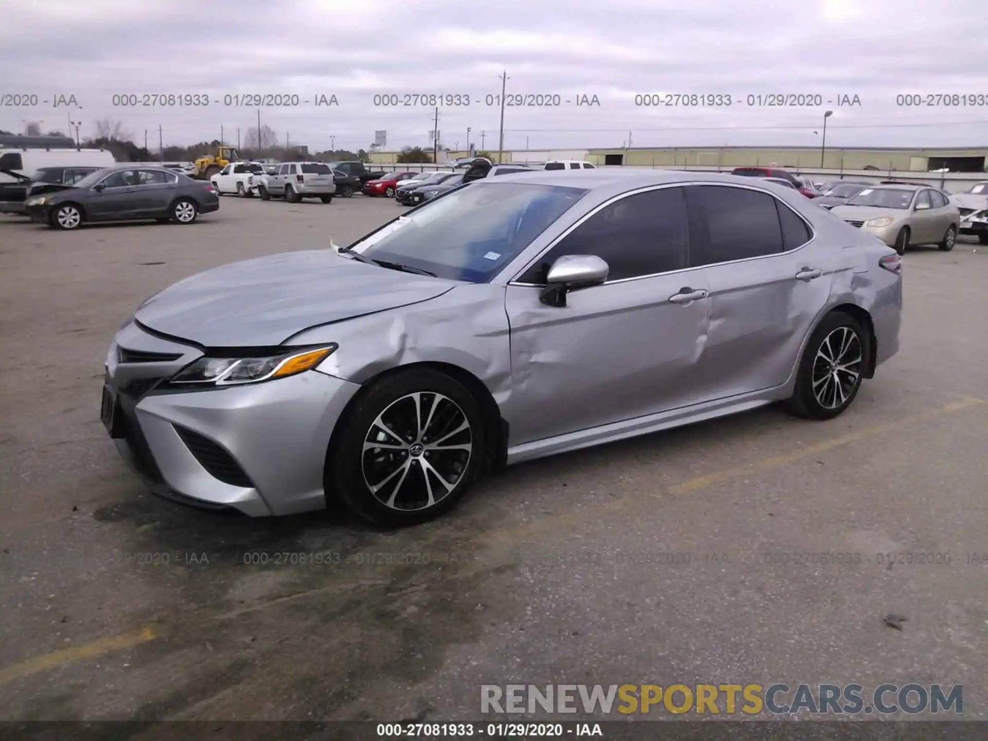 2 Photograph of a damaged car 4T1B11HK1KU225133 TOYOTA CAMRY 2019