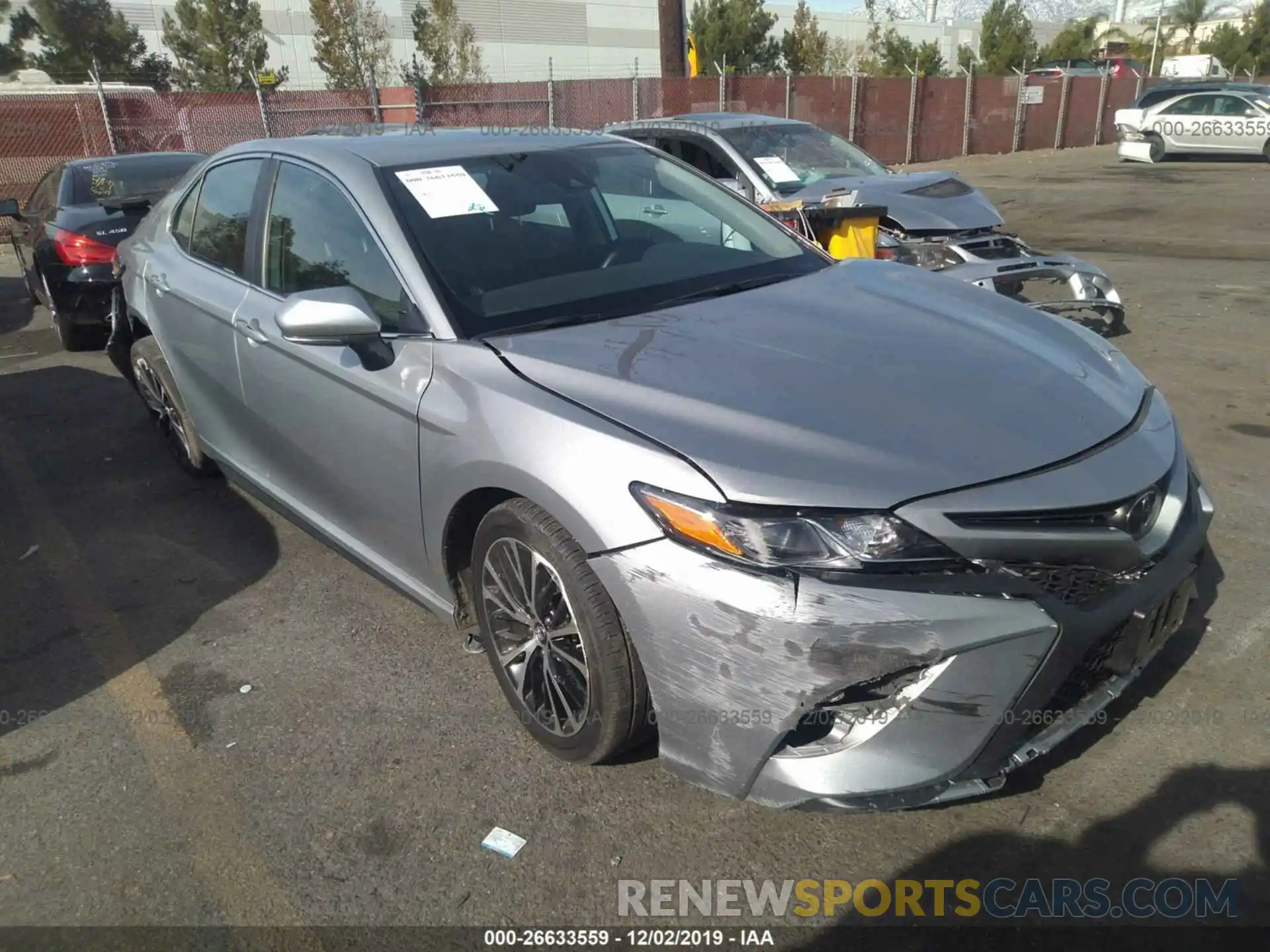 1 Photograph of a damaged car 4T1B11HK1KU228565 TOYOTA CAMRY 2019