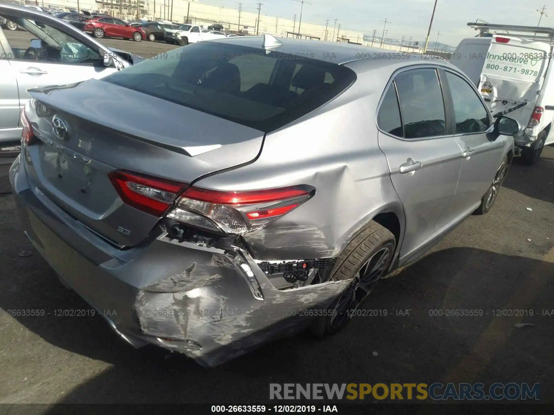 4 Photograph of a damaged car 4T1B11HK1KU228565 TOYOTA CAMRY 2019