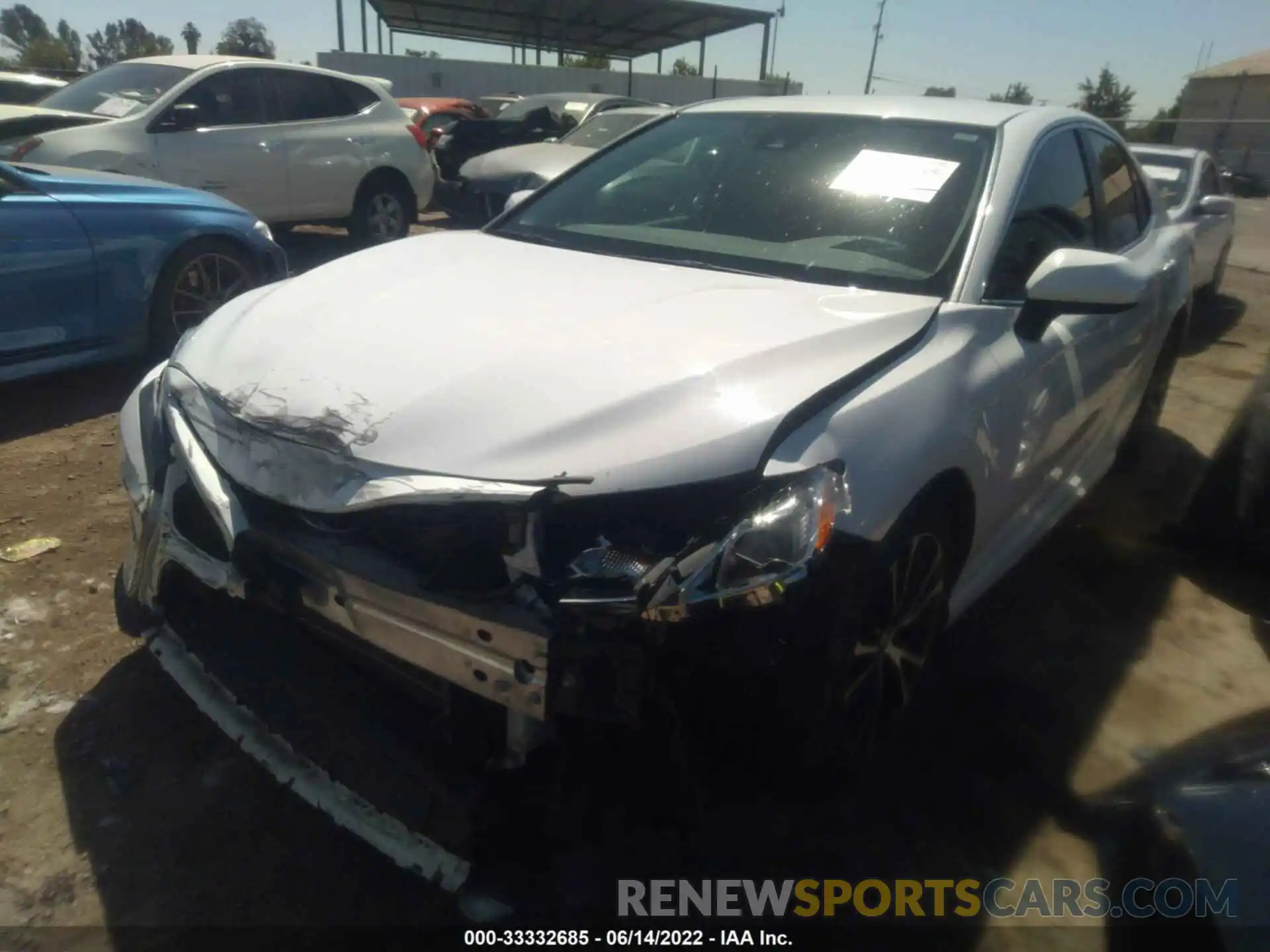 2 Photograph of a damaged car 4T1B11HK1KU229599 TOYOTA CAMRY 2019