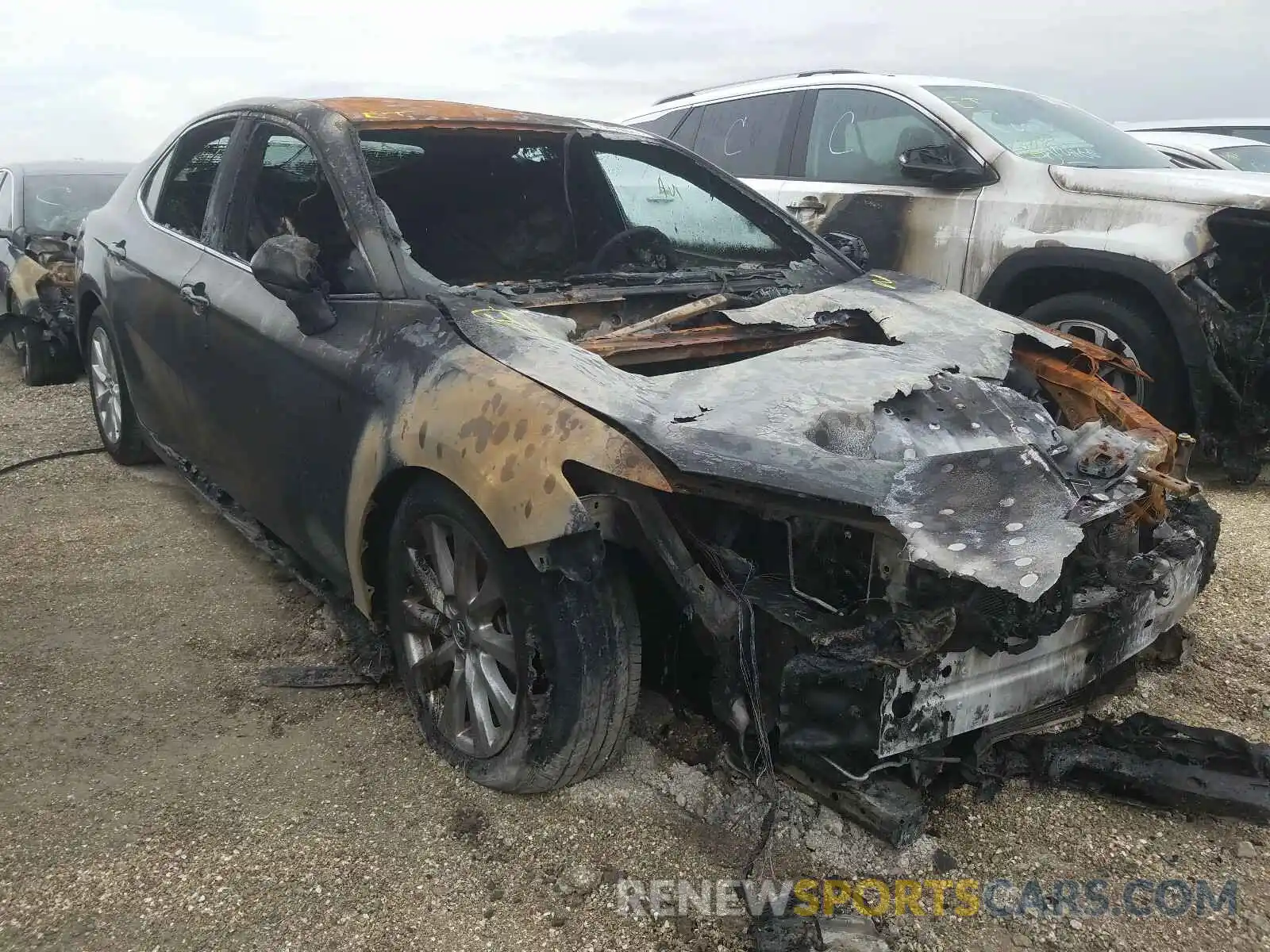 1 Photograph of a damaged car 4T1B11HK1KU229800 TOYOTA CAMRY 2019