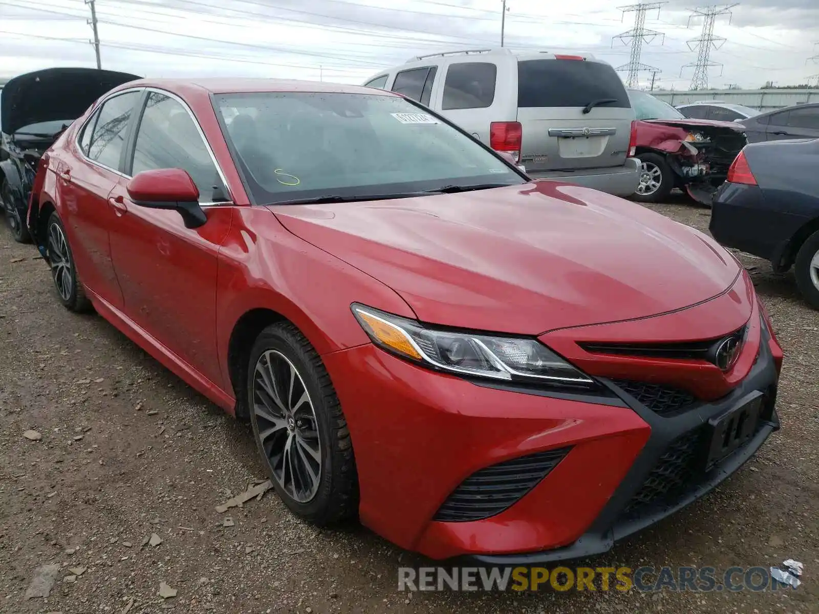 1 Photograph of a damaged car 4T1B11HK1KU230249 TOYOTA CAMRY 2019