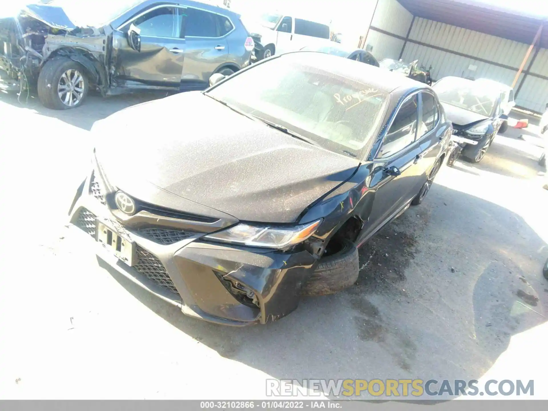 2 Photograph of a damaged car 4T1B11HK1KU232325 TOYOTA CAMRY 2019