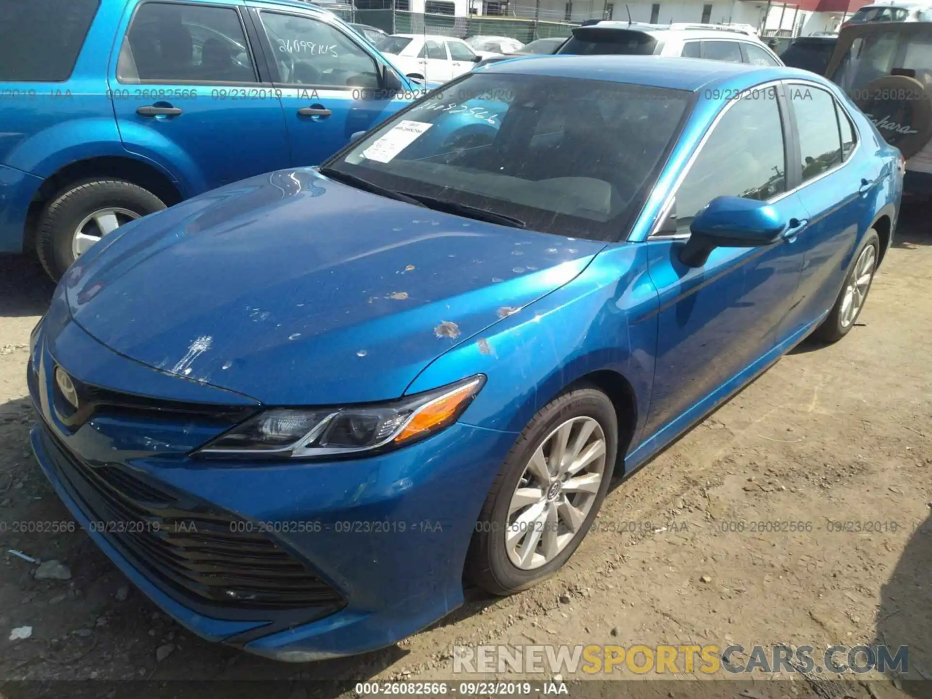 2 Photograph of a damaged car 4T1B11HK1KU234155 TOYOTA CAMRY 2019