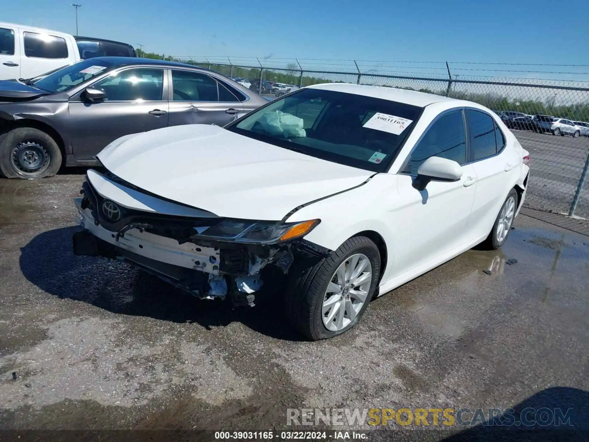 2 Photograph of a damaged car 4T1B11HK1KU236097 TOYOTA CAMRY 2019