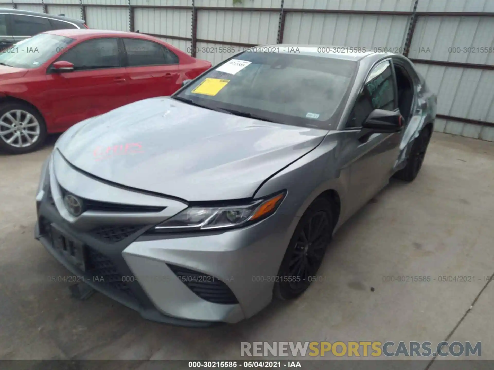 2 Photograph of a damaged car 4T1B11HK1KU236603 TOYOTA CAMRY 2019