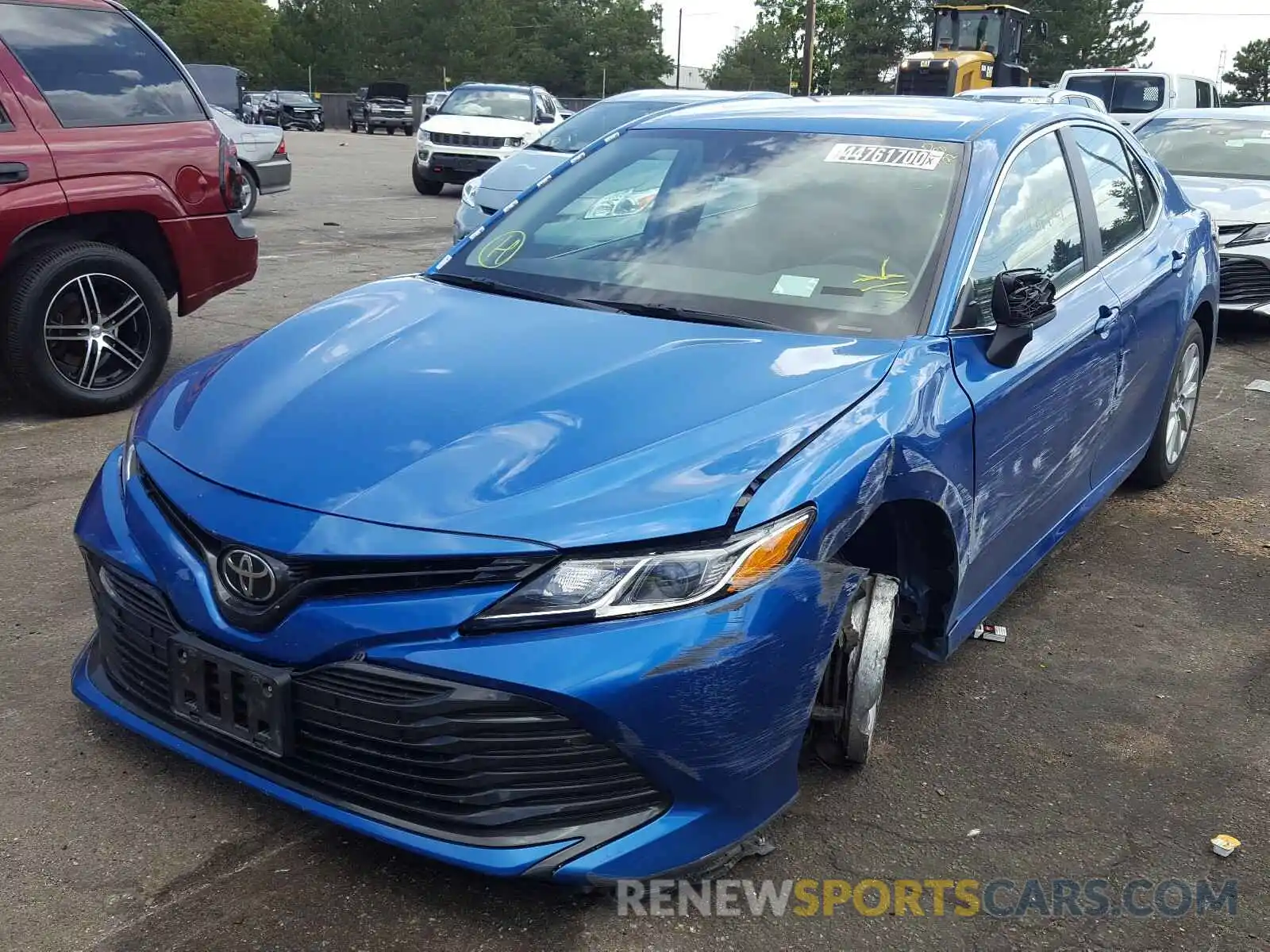 2 Photograph of a damaged car 4T1B11HK1KU237105 TOYOTA CAMRY 2019