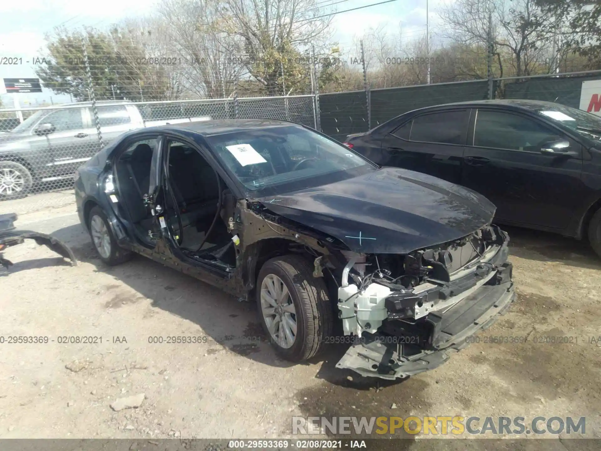 1 Photograph of a damaged car 4T1B11HK1KU237640 TOYOTA CAMRY 2019