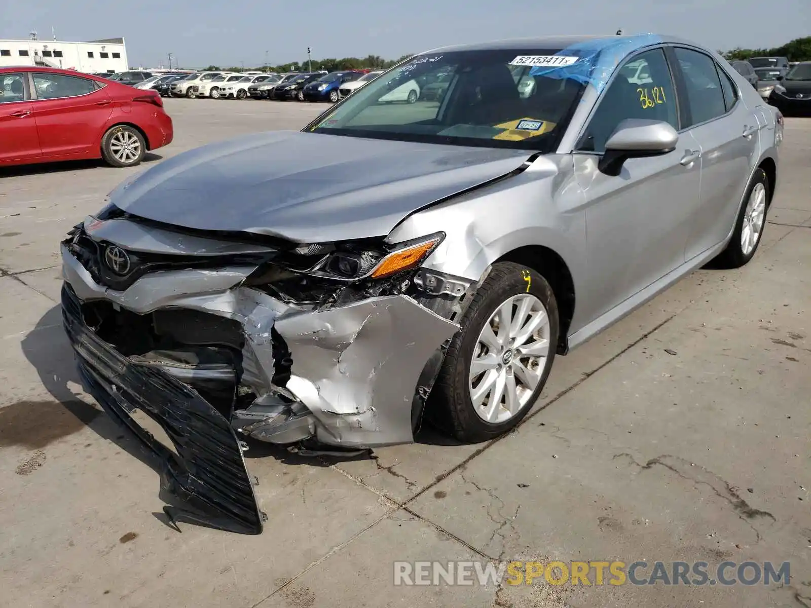 2 Photograph of a damaged car 4T1B11HK1KU238934 TOYOTA CAMRY 2019