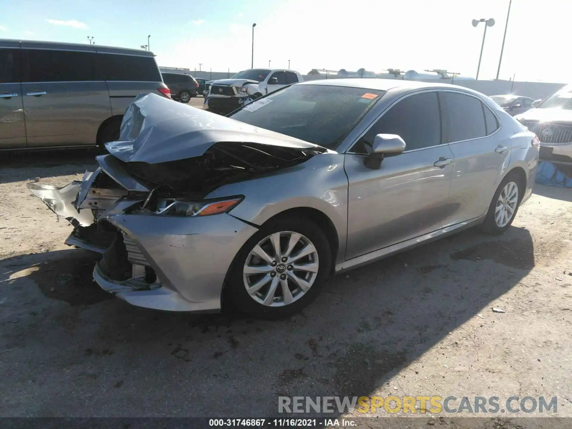 2 Photograph of a damaged car 4T1B11HK1KU239548 TOYOTA CAMRY 2019