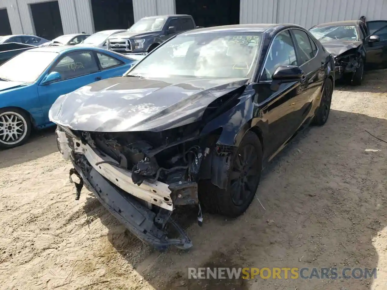 2 Photograph of a damaged car 4T1B11HK1KU241400 TOYOTA CAMRY 2019