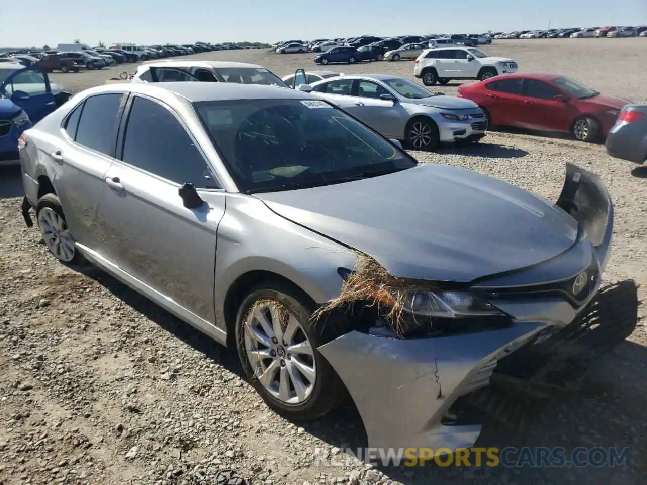 1 Photograph of a damaged car 4T1B11HK1KU241946 TOYOTA CAMRY 2019