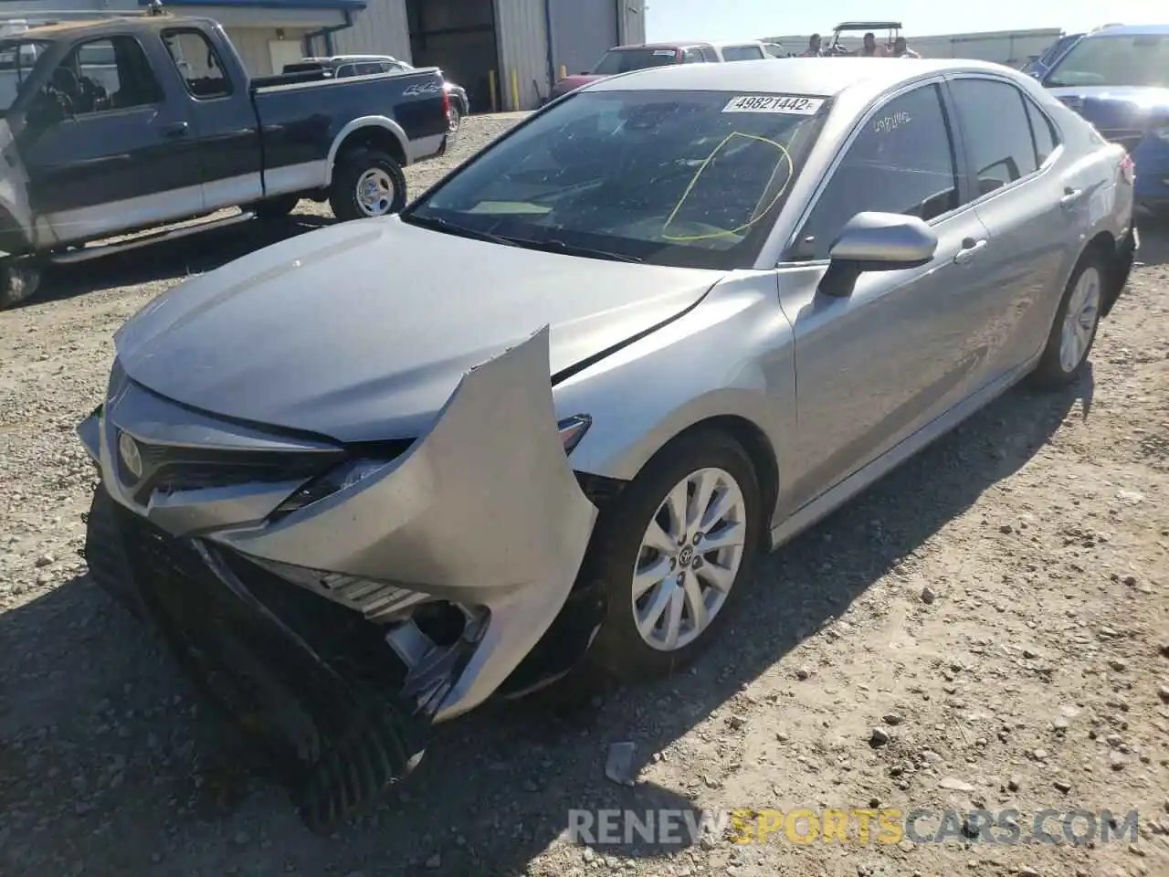 2 Photograph of a damaged car 4T1B11HK1KU241946 TOYOTA CAMRY 2019