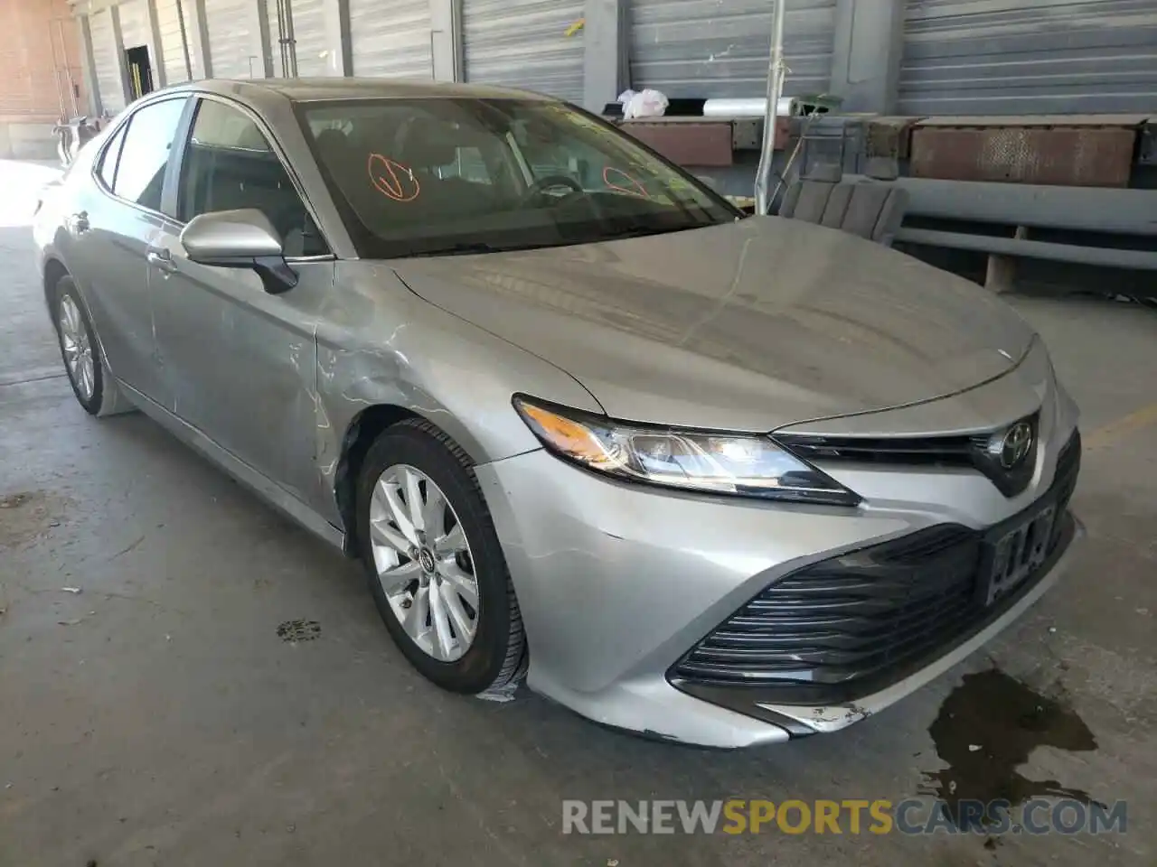 1 Photograph of a damaged car 4T1B11HK1KU242191 TOYOTA CAMRY 2019