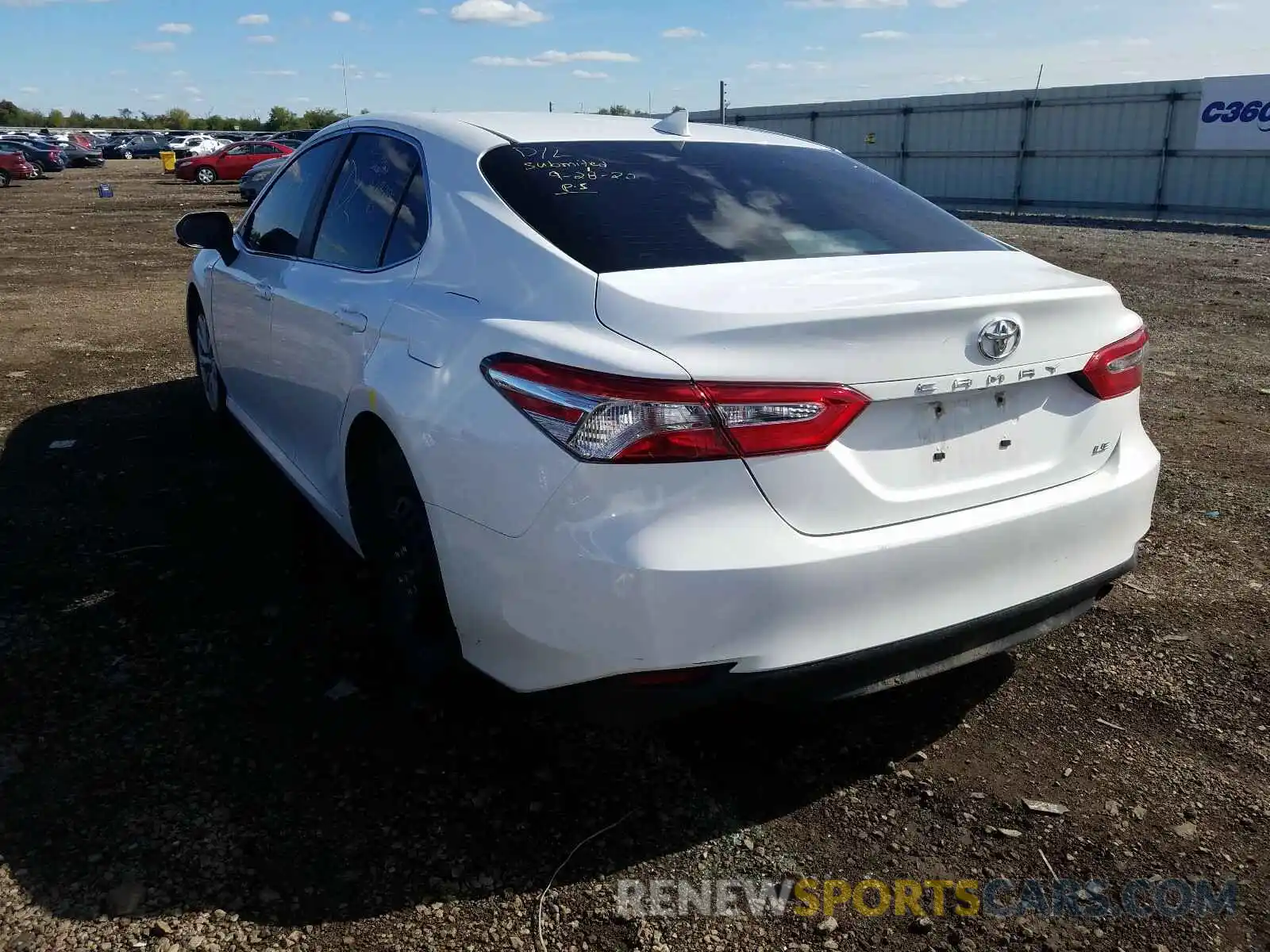 3 Photograph of a damaged car 4T1B11HK1KU242899 TOYOTA CAMRY 2019