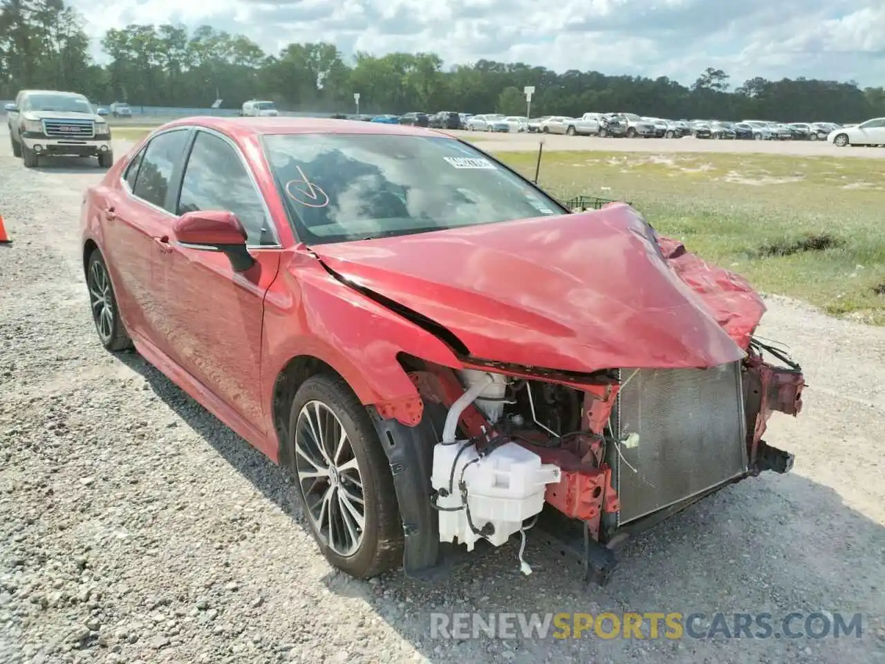 1 Photograph of a damaged car 4T1B11HK1KU243891 TOYOTA CAMRY 2019