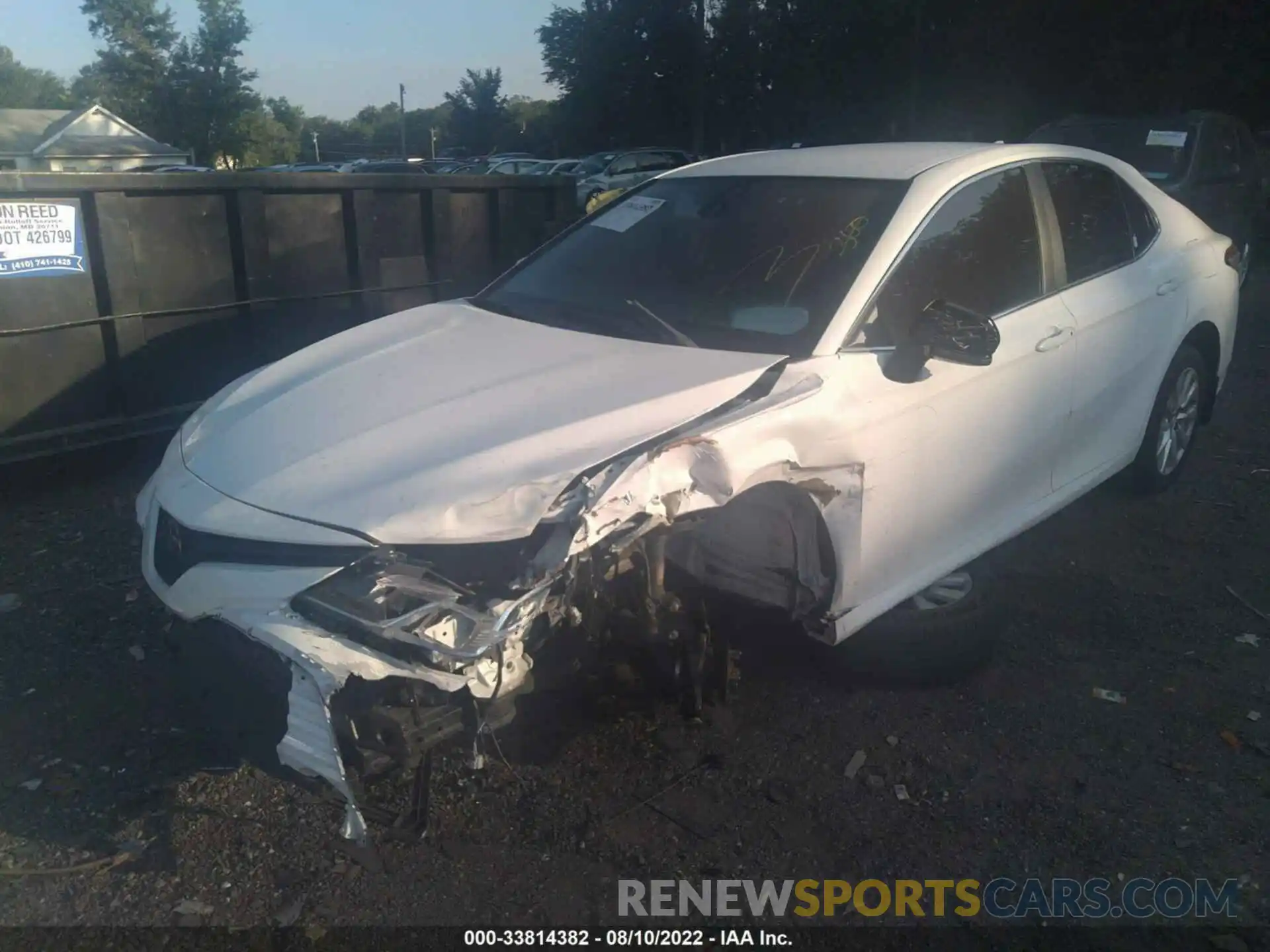 2 Photograph of a damaged car 4T1B11HK1KU244037 TOYOTA CAMRY 2019