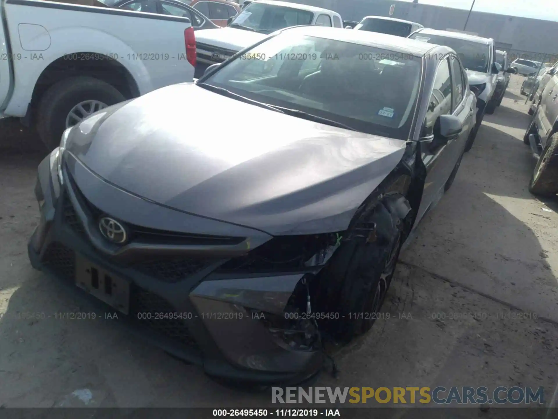 2 Photograph of a damaged car 4T1B11HK1KU248153 TOYOTA CAMRY 2019