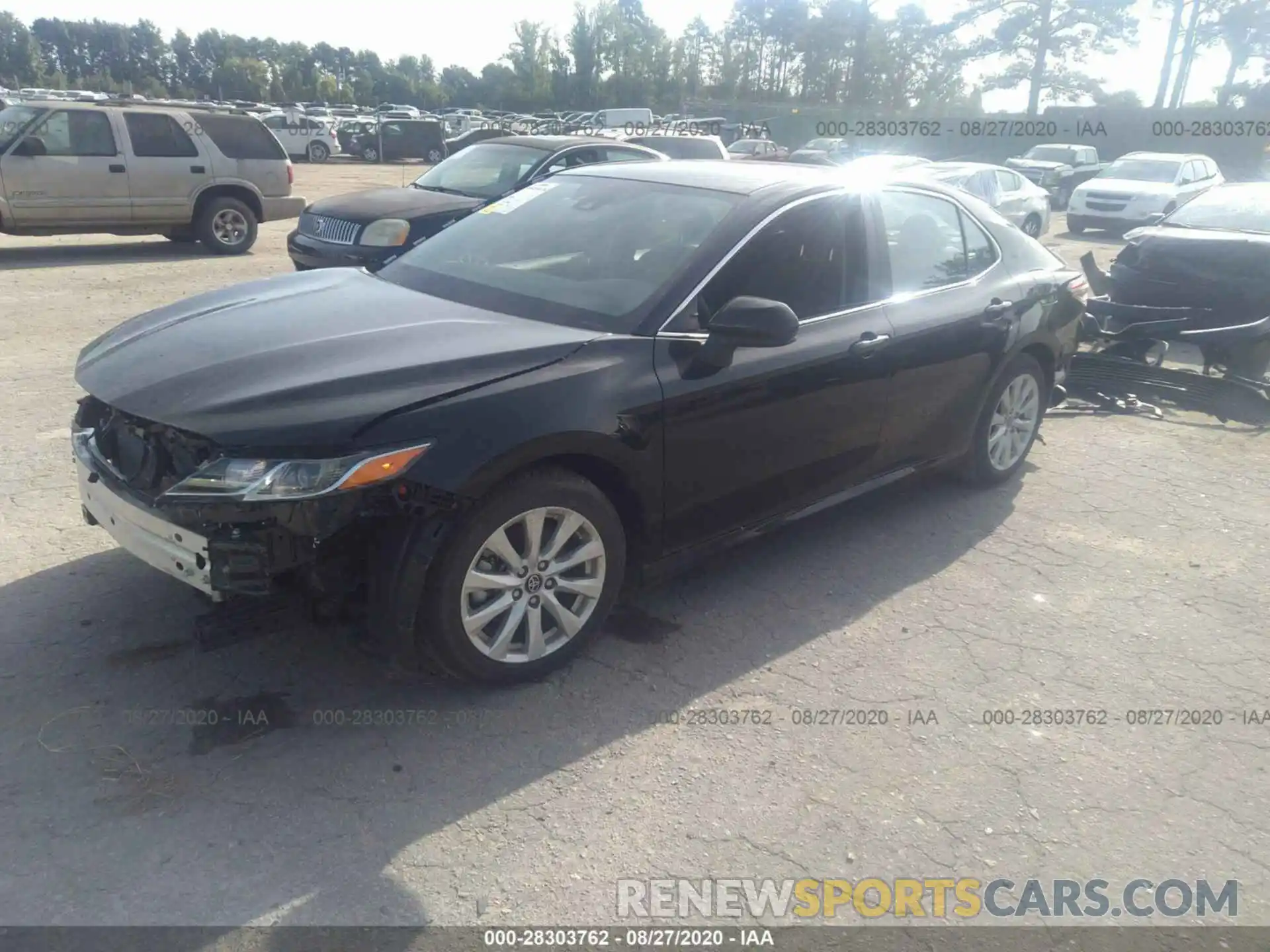 2 Photograph of a damaged car 4T1B11HK1KU249156 TOYOTA CAMRY 2019