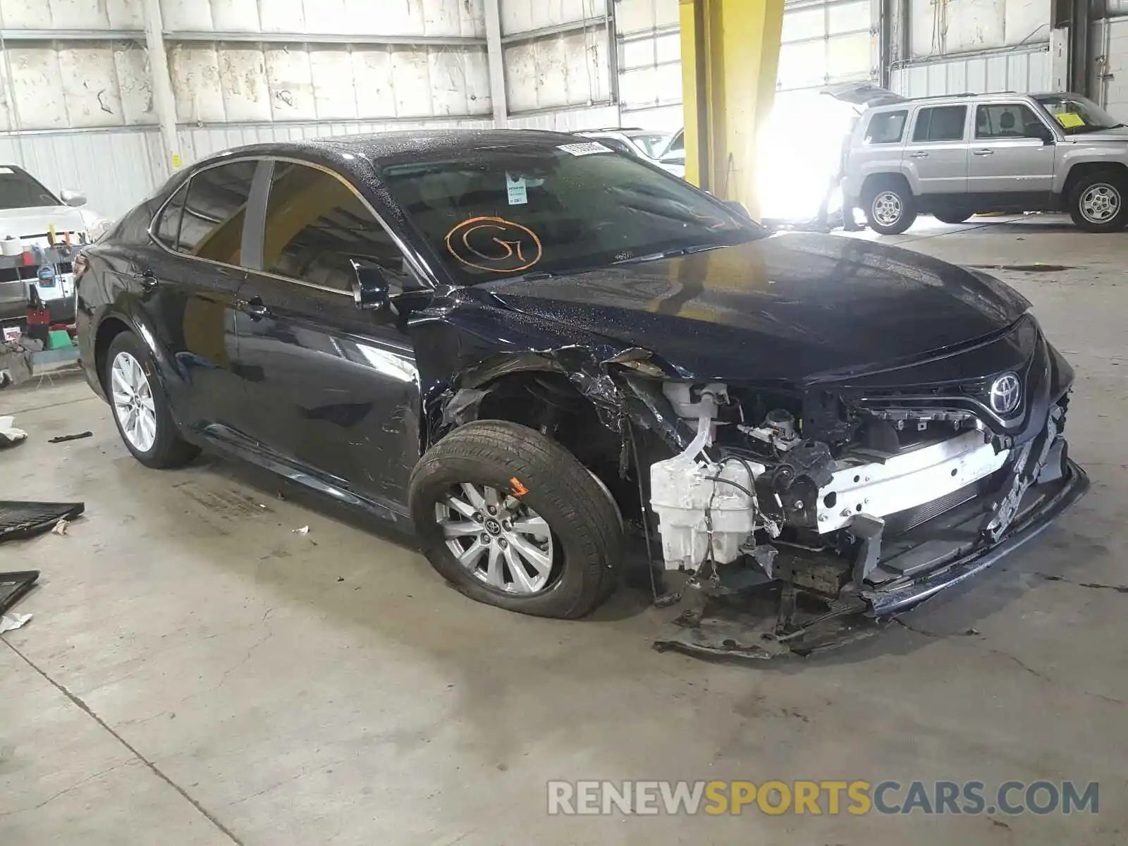 1 Photograph of a damaged car 4T1B11HK1KU250677 TOYOTA CAMRY 2019