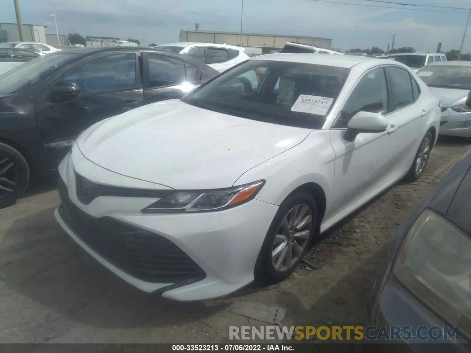 2 Photograph of a damaged car 4T1B11HK1KU251425 TOYOTA CAMRY 2019