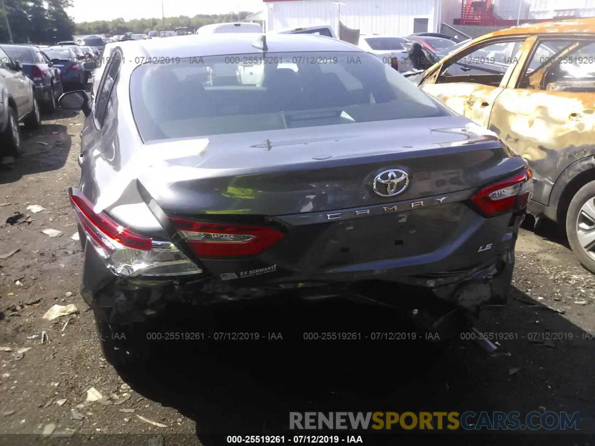 6 Photograph of a damaged car 4T1B11HK1KU251814 TOYOTA CAMRY 2019