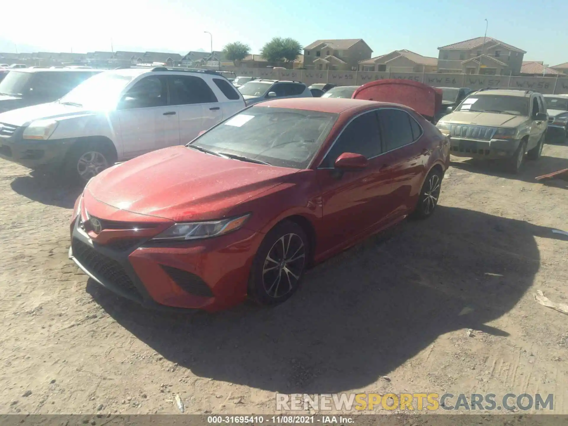 2 Photograph of a damaged car 4T1B11HK1KU251943 TOYOTA CAMRY 2019