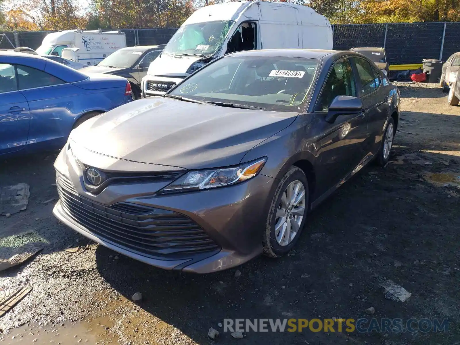 2 Photograph of a damaged car 4T1B11HK1KU253871 TOYOTA CAMRY 2019