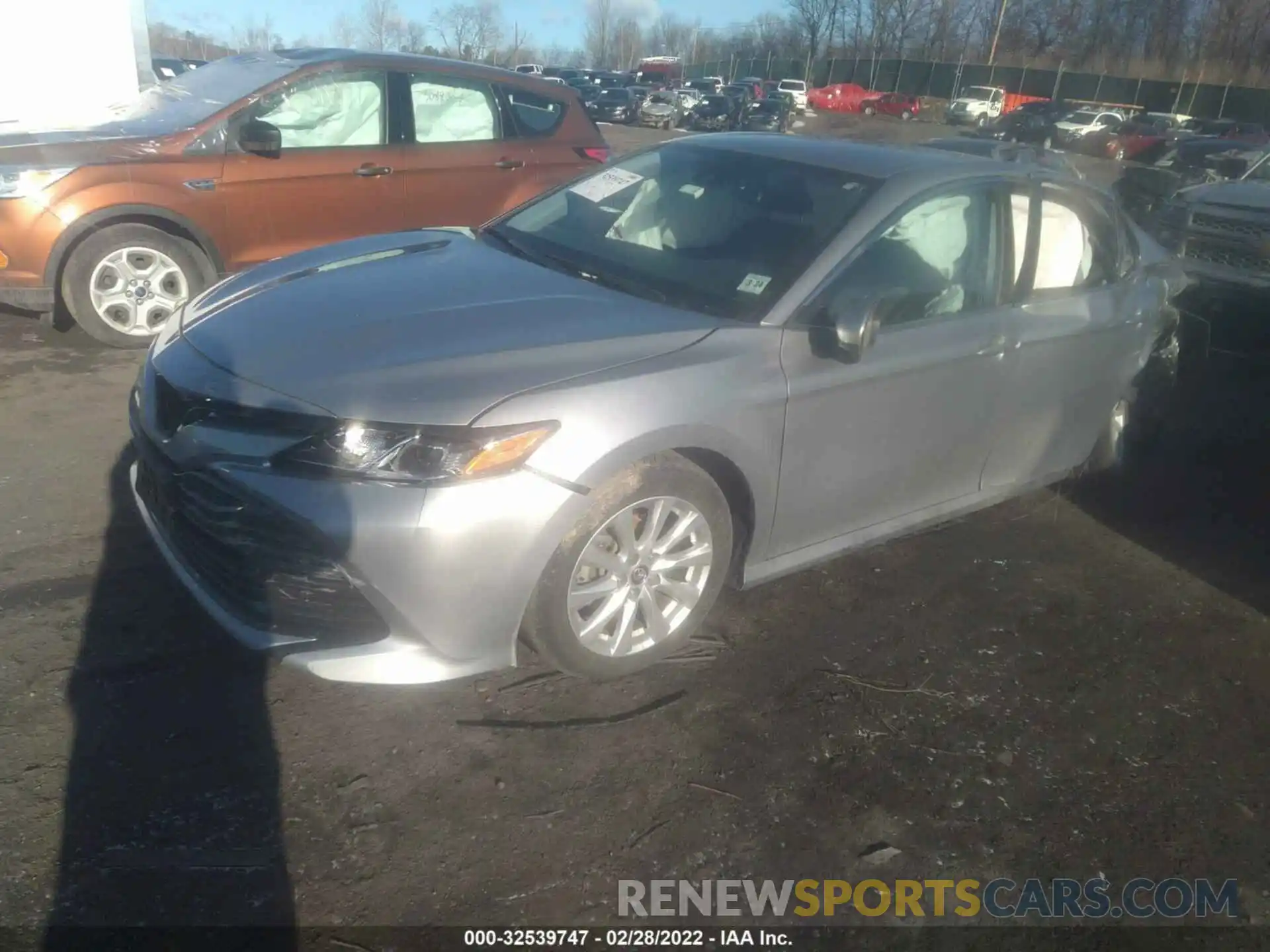 2 Photograph of a damaged car 4T1B11HK1KU253935 TOYOTA CAMRY 2019